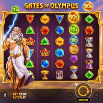Wonaco - Gates of Olympus - Multiplikatoru Spēle